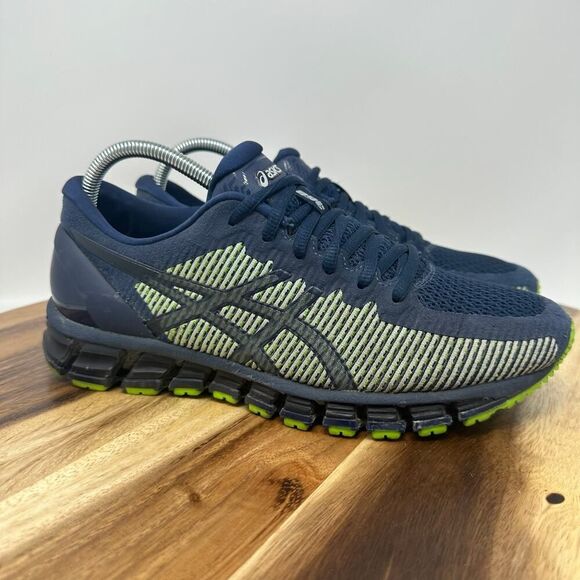 Asics Gel Quantum 360 Running Shoes Navy Blue Green 1022A121 Womens Size 9.5 - Picture 1 of 11